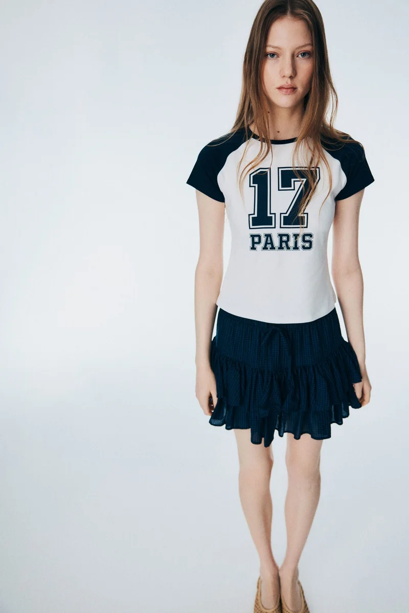 H&M Printed cotton T-shirt