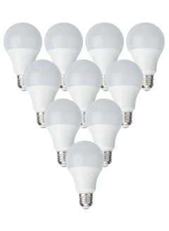 Max 10 Pc LED GLS Lights Bayonet Cap BC, 9watt 850LM Bulbs, 6500K Cool White, A60 E27 B22 Energy Saving Not Dimmable Globe Lamps For Bedroom Downlight Table Lamp Chandelier Hallway Ceiling Lamp etc.  - Image 1
