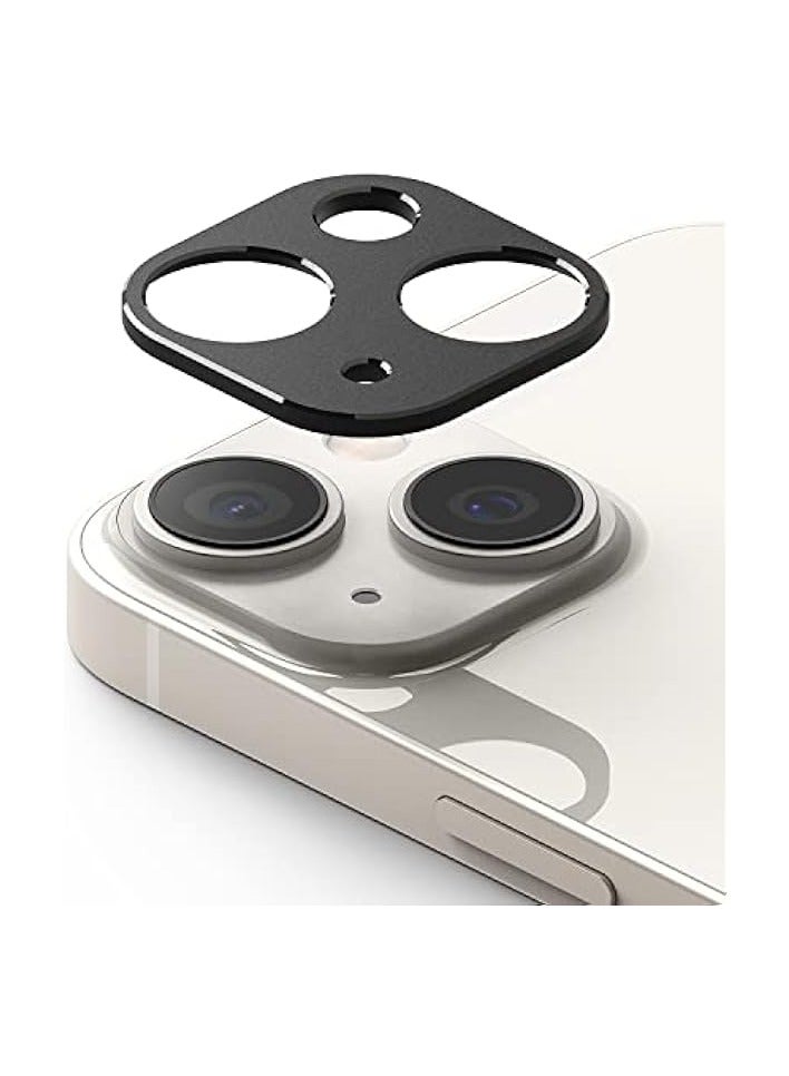 PROMASS Camera Styling Compatible with iPhone 14 Plus, iPhone 14 Camera Lens Protector, Aluminium Frame Tough Protective Cover Sticker - Black - Image 1