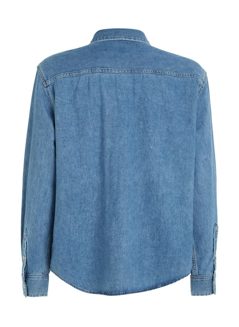 Calvin Klein Jeans Mid Wash Regular Fit Denim Shirt
