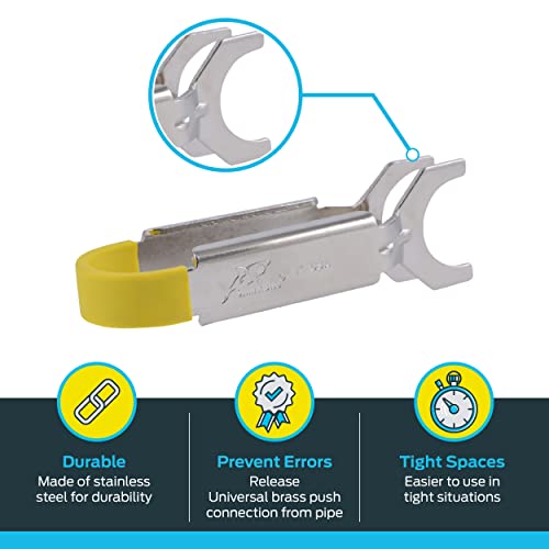 SharkBite 1 Inch Disconnect Tongs for Push to Connect Brass Plumbing Fittings, U715A - Image 3