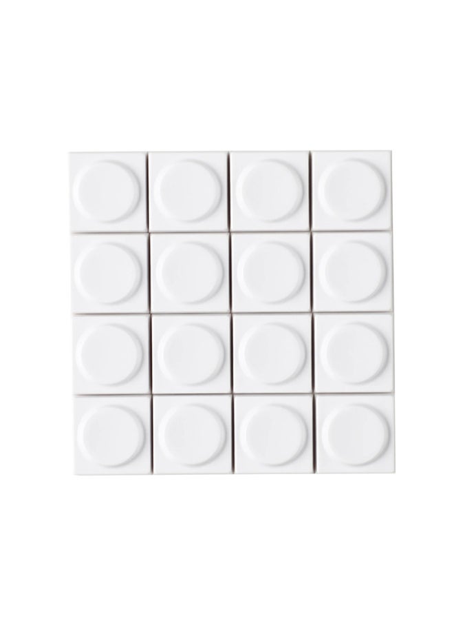 Generic - Doys Color Building Block Toy Key Cap 1U Non-engraved 16 Colors Transparent Frosted German PC Mechanical Chain Key Cap-Color:Pbt Cyan*1 Piece - Image 1