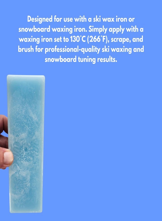 Swix F4 All-Temperature Universal Solid Bar Iron-On Glide Wax for Skis, Snowboards, 180g - Image 5