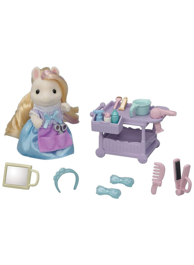 Sylvanian Families Sylvanian Families Ponys Hair Stylist Set  - Image 2