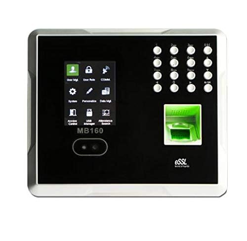 ESSL MB 160 Face Time Attendance with Access Control System Black - Image 1