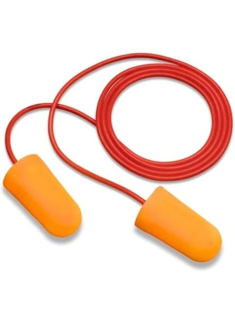 Ultra Soft Foam Comfortable Multi-Purpose Corded Earplugs For Sleeping, Snoring, Travel, Concerts, Studying, Loud Noise. (2 Pair)