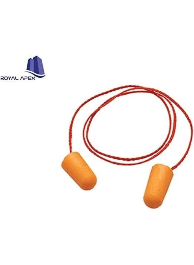 Ultra Soft Foam Comfortable Multi-Purpose Corded Earplugs For Sleeping, Snoring, Travel, Concerts, Studying, Loud Noise. (2 Pair)