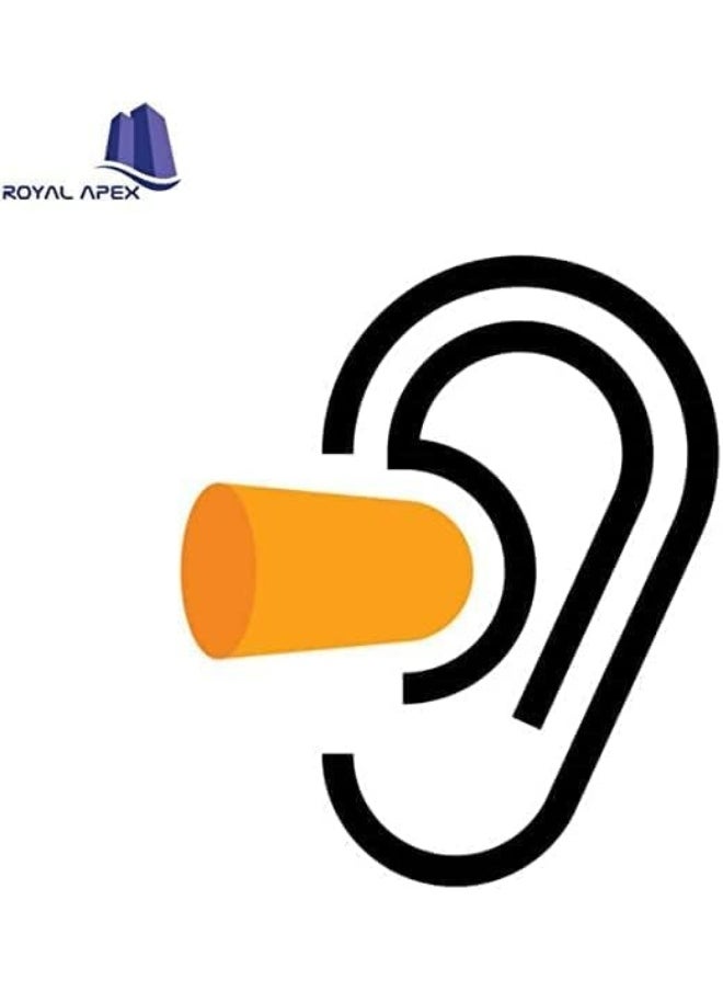 Ultra Soft Foam Comfortable Multi-Purpose Corded Earplugs For Sleeping, Snoring, Travel, Concerts, Studying, Loud Noise. (2 Pair)