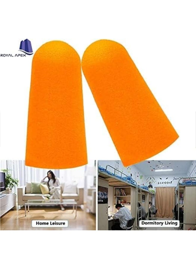 Ultra Soft Foam Comfortable Multi-Purpose Corded Earplugs For Sleeping, Snoring, Travel, Concerts, Studying, Loud Noise. (2 Pair)