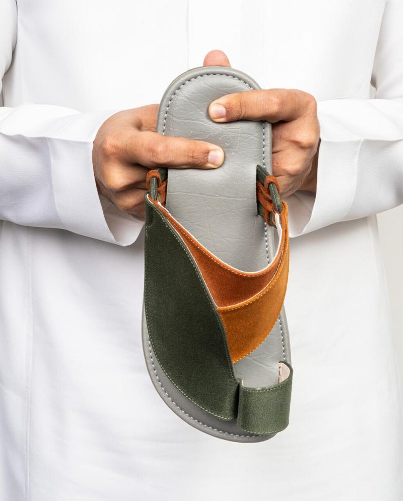 Arabic Sharqi Sandals | Brown | Sandals Traditional footwear - Image 2