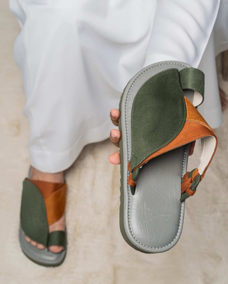Arabic Sharqi Sandals | Brown | Sandals Traditional footwear - Image 4