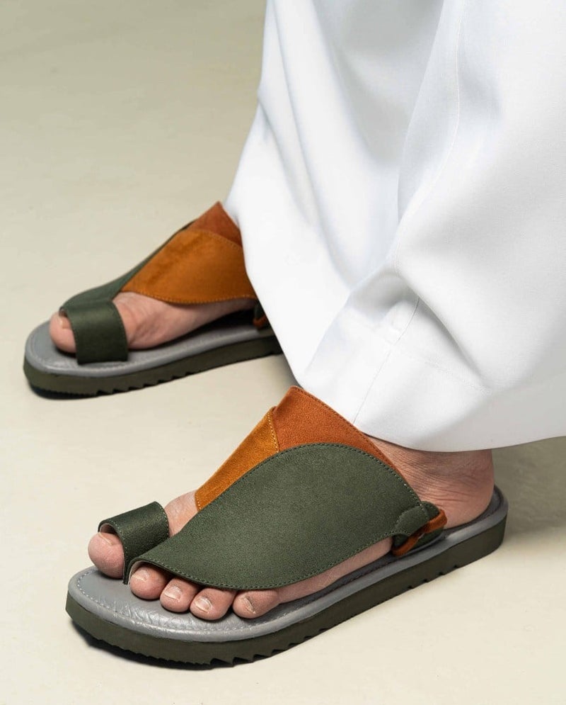 Arabic Sharqi Sandals | Brown | Sandals Traditional footwear - Image 3