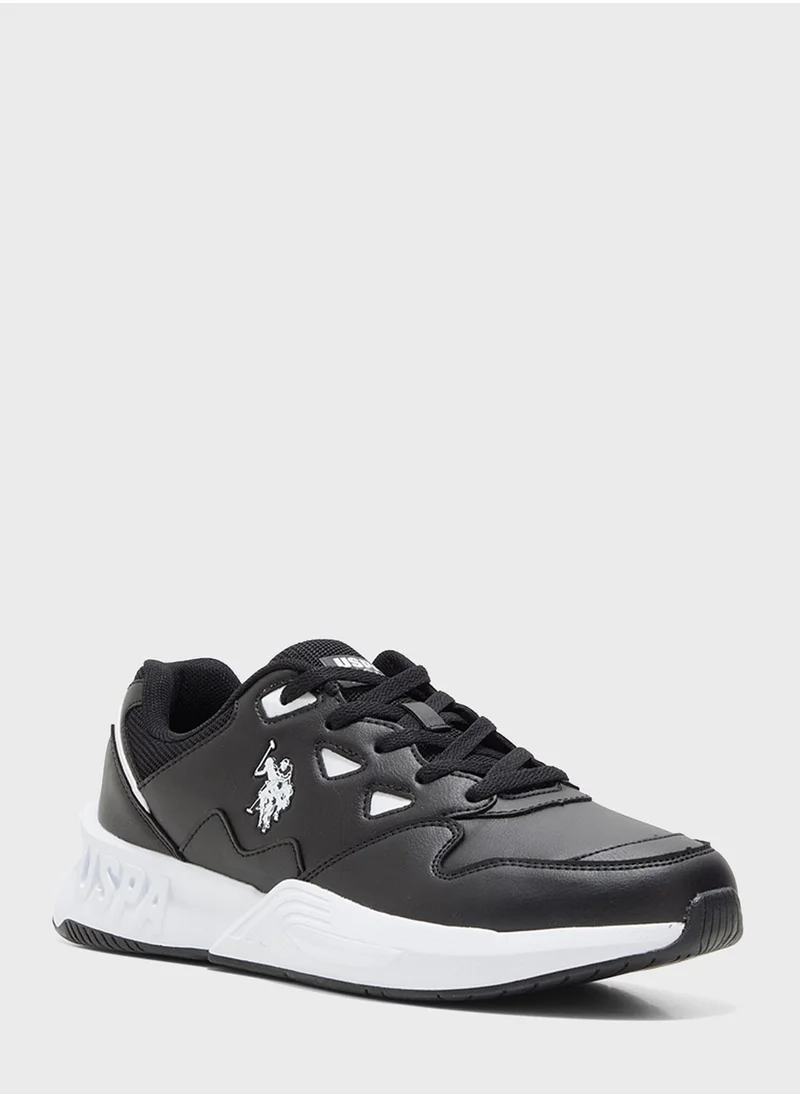 يو اس بولو اسن Lace Up Low Top Sneakers