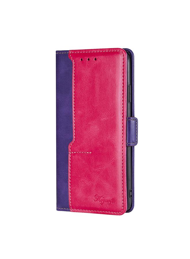 S-TOP Case For Huawei Mate 50 Contrast Color Side Buckle Leather Phone Case - Image 2