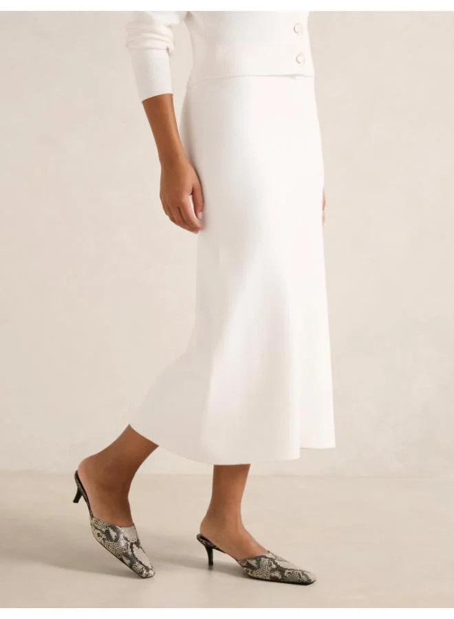 Forever New  Ally Knitted Midi Skirt for Women | Best Price UAE