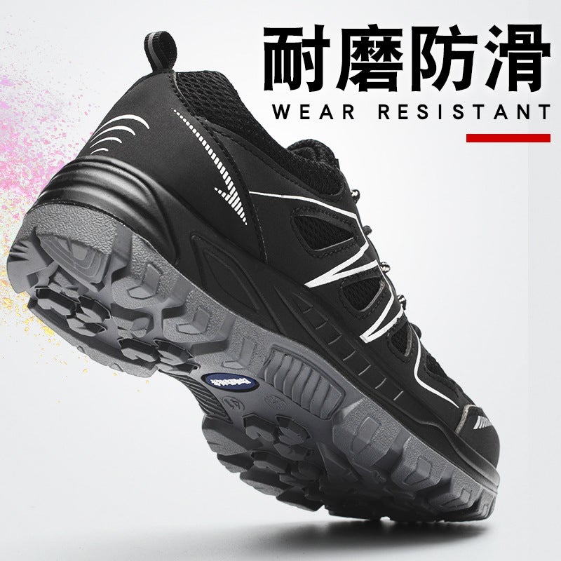 Labor Protection Shoes, Fashionable Breathable Mesh, Anti-Smash, Anti-Puncture, Steel Toe Caps, Wear-Resistant Protective Safety Shoes, Work Safety Shoes - Image 4