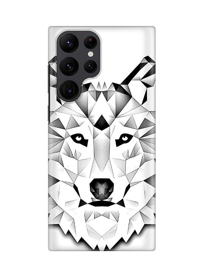 Stylizedd Case for Samsung Galaxy S22 Ultra 5G Snap Case Slim Snap Classic Series Shield Matte Finish Print - Poly Wolf