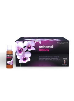 Orthomol Beauty, Women's Beauty Supplement, 30-Day Supply, Supports Hair, Skin, and Nail Health, Collagen Supplement with Hyaluronic Acid and Coenzyme Q10  - Image 1