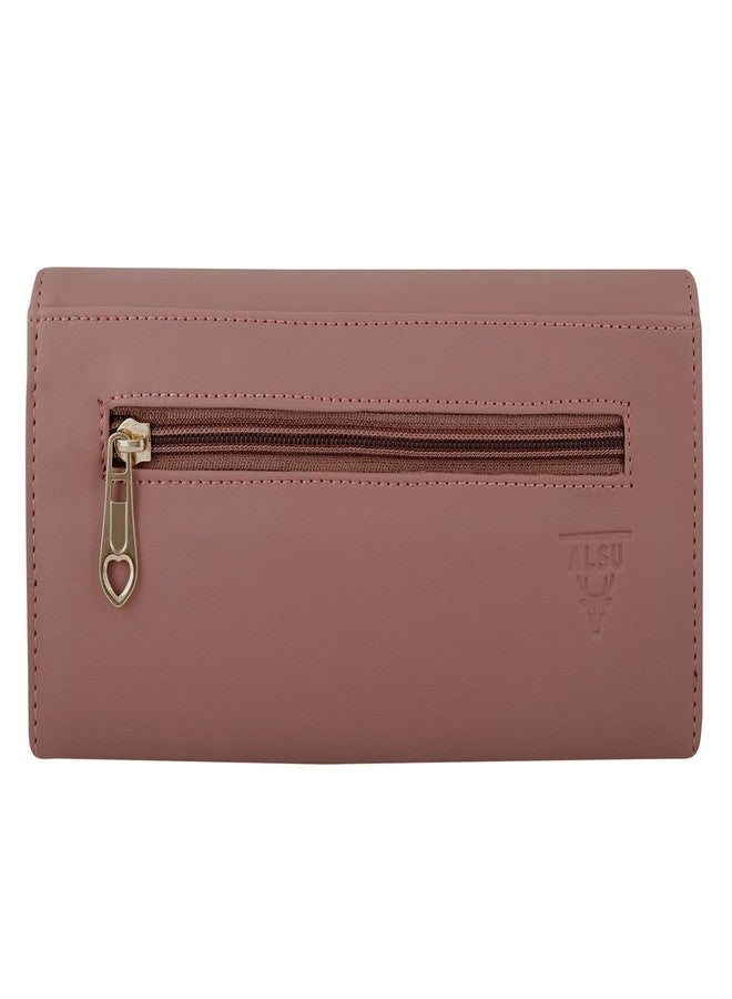 ALSU Women's Peach Hand Wallet Clutch_jln-007pch - Image 3