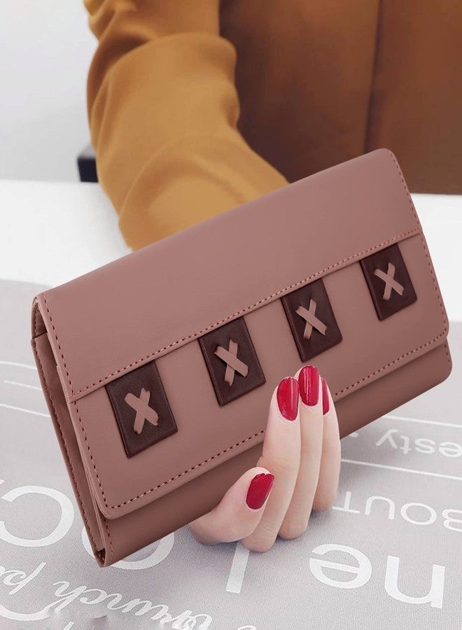 ALSU Women's Peach Hand Wallet Clutch_jln-007pch - Image 2