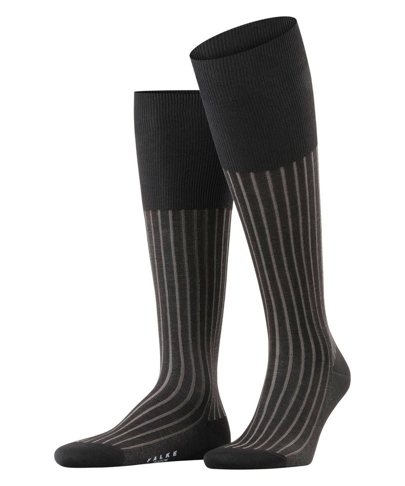 Falke, Mens, Shadow Knee Length, Grey/White, 9.5-10.5 - Image 1
