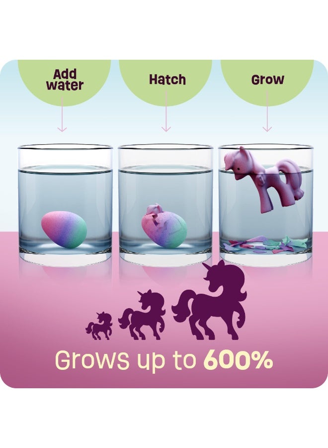 Halamodo 6Pcs Kids Unicorn Hatching Surprise Eggs, Boys Girls Unicorn Toys, Hatching Unicorn Surprise Eggs, Children'S Role-Play Toys, Party Filler Small Gifts, Birthday Gift Ideas For Girls And Party Favors - Image 2