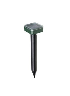 Solar Mole Repellent Ultrasonic Outdoor Powered Sonic Deterrent - Mole Stopper Scare Vole for Lawn Garden & Yard Home - Groundhog Repeller Snake Rodent Gopher Spikes Chaser Pest Control