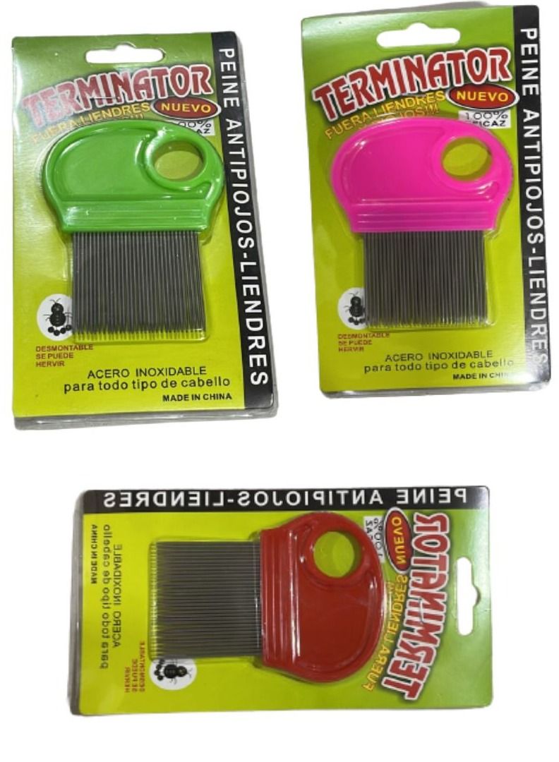 Terminator Lice comb, 3 pieces, multi-color - Image 2