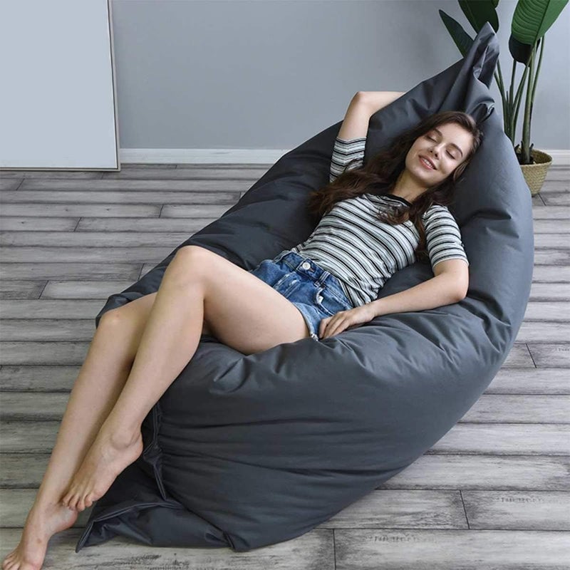 Bixolon ZHCWT Square Sofa Cover Chairs without Filler Waterproof Lounger Seat Bean Bag Puff Couch Tatami Living Room Furniture - Image 5