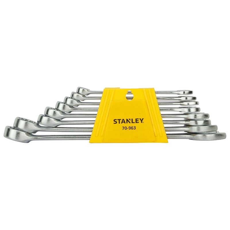 Stanley Stanley 70963E 8piece Chrome Vanadium Steel Combination Spanner Set with MaxiDrive System AntiS  - Image 2