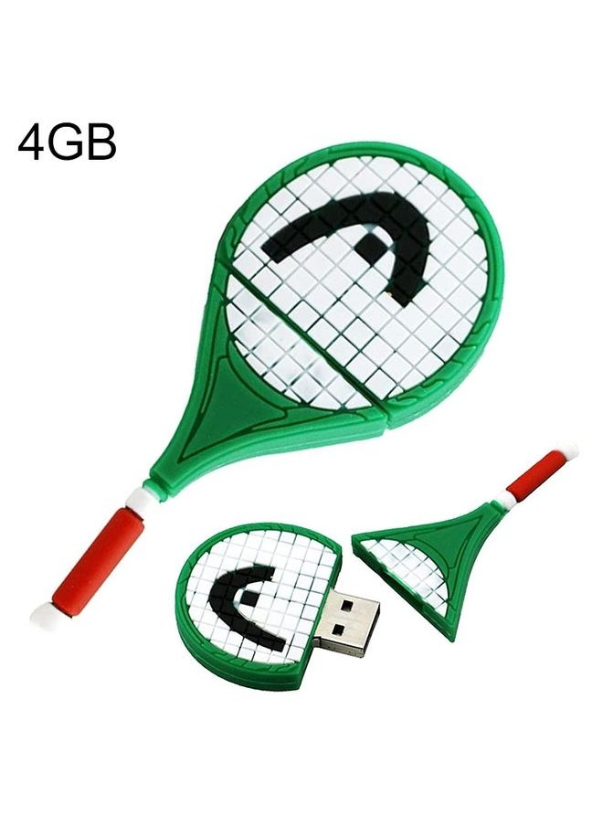 BURAQ Tennis Racket Shape USB Flash Disk (4 GB)  - Image 1