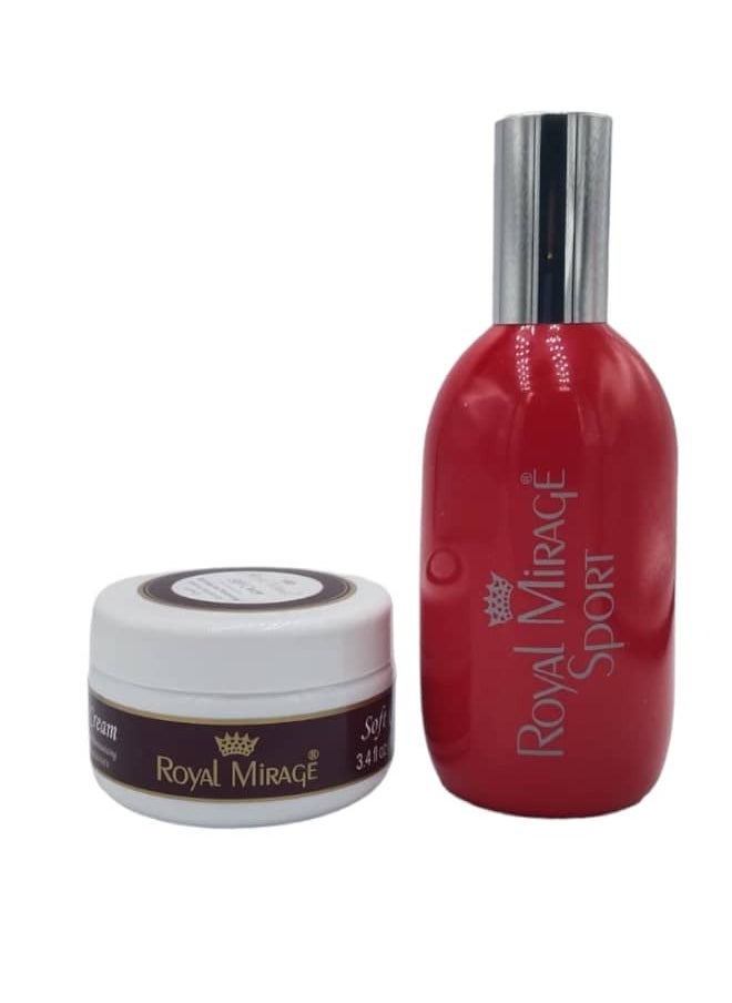 ROYAL MIRAGE - Royal Mirage Sport EDC 120ml with Soft Cream 100ml - Image 1