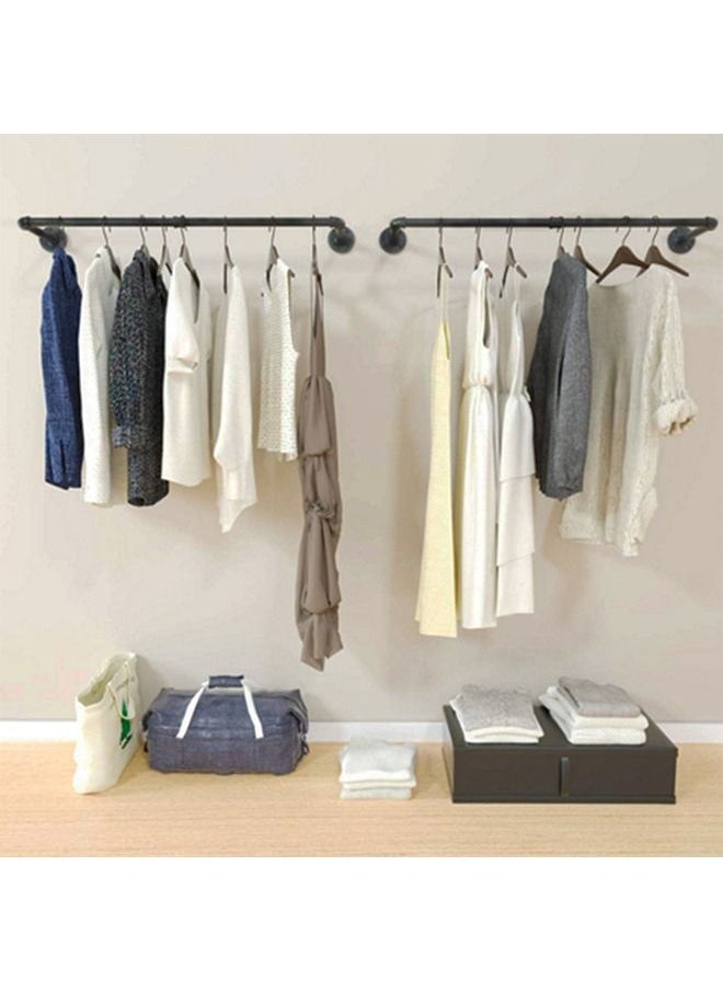 Wall Mounted Clothes Rack Space-Saving Hanging Clothes Rack（BLACK） - pzsku/ZFE3D02B39215C3594448Z/45/_/1704937104/8368ca96-3c94-4525-8f38-91b6b870cf54