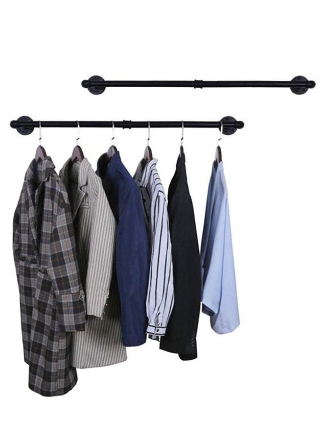 Wall Mounted Clothes Rack Space-Saving Hanging Clothes Rack（BLACK） - pzsku/ZFE3D02B39215C3594448Z/45/_/1716517920/af9bd7bd-542a-41d5-9f9d-1c80d4d7141e