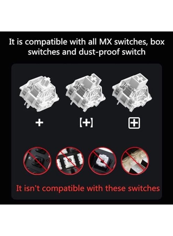 64 Keys Spiders Web Keycaps Side Print Backlit Dye Sublimation For Mechanical Keyboards - Image 4