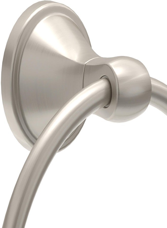 Delta Faucet Becker (1-Pack) Hand Towel Holder, SpotShield Brushed Nickel, Ring for Bathroom or Kitchen Sink, Wall Mounted BCK46-DN - Image 5