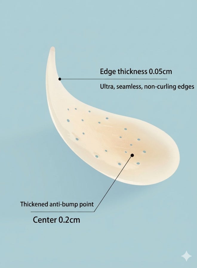 Take Two Breathable Silicone Stick-On Push Up Bra, 11.5x15.5 cm - Image 3