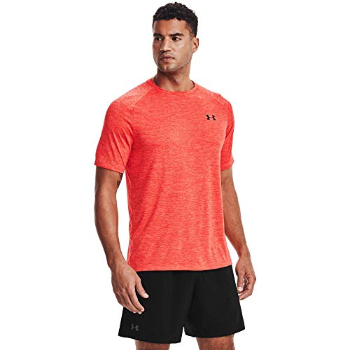 Under Armour Men's Tech 2.0 Short-Sleeve T-Shirt , Venom Red (690)/Black, X-Small - Image 2