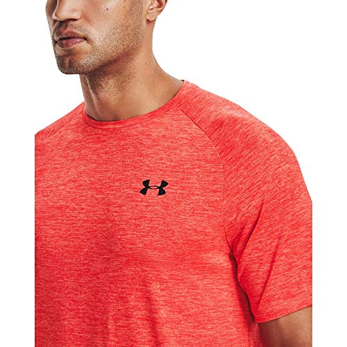 Under Armour Men's Tech 2.0 Short-Sleeve T-Shirt , Venom Red (690)/Black, X-Small - Image 3