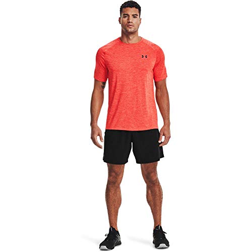 Under Armour Men's Tech 2.0 Short-Sleeve T-Shirt , Venom Red (690)/Black, X-Small - Image 4