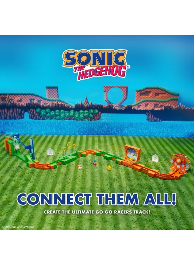 Sonic The Hedgehog مجموعة سباق سونيك القنفذ الفاخرة مع تمثال سوبر سونيك المصنوع من المعدن، يمكن دمجها مع مجموعة مغامرات سونيك - Image 2