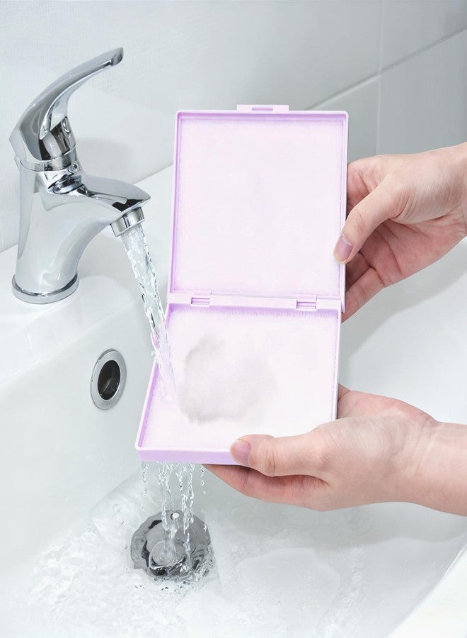 CYFUN DESIGN Stamp Scrubber | Stamp Cleaning Tray with Synthetic Bristles Removable Cleaning Pads for Scrapbooking & Crafting | Double-Sided Stamp Cleaning Pad for Clear, Rubber, Cling, Foam Stamps 5.9x4.8in - Image 4