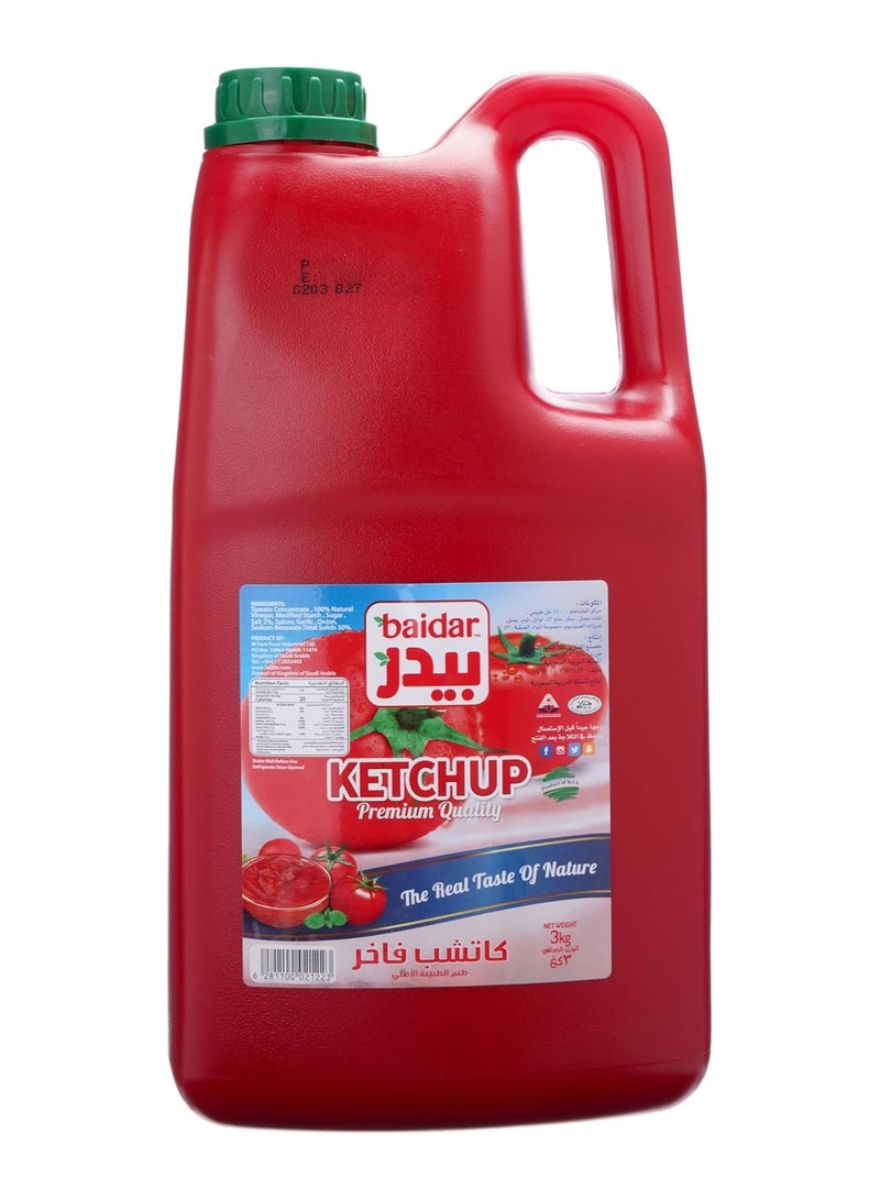 Baidar Tomato Ketchup Gallon, 3 Kg