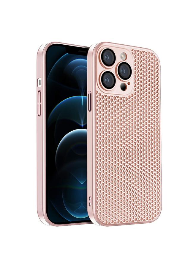 erorex Case For iPhone 12 Pro Max Honeycomb Radiating PC Phone Case - Image 1