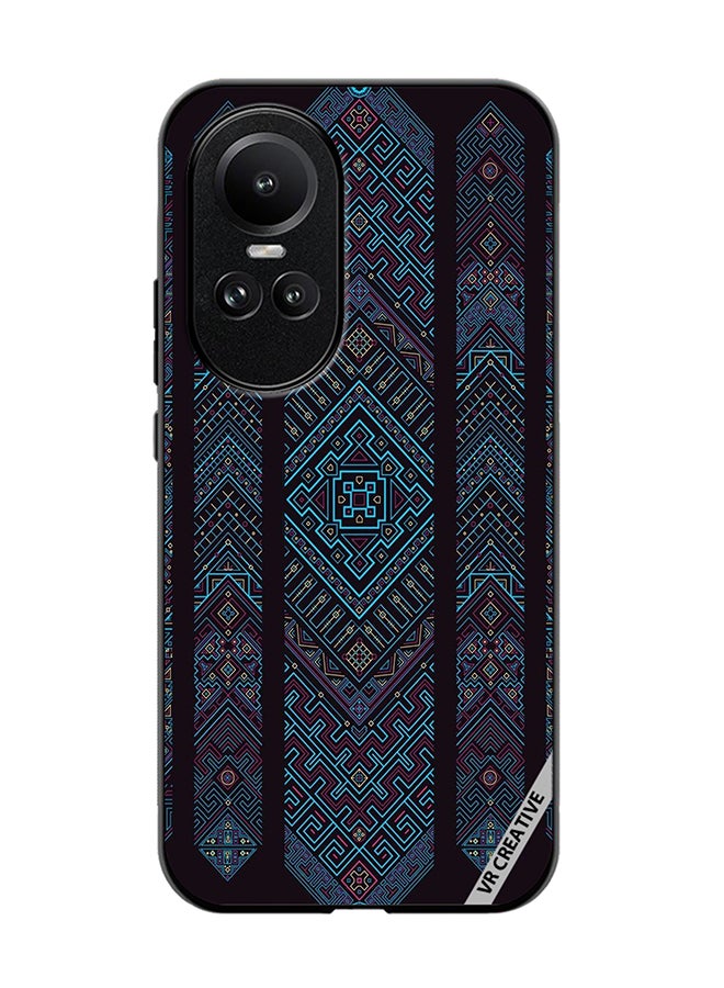 VR CREATIVE Protective Case Cover For Oppo Reno 10 Pro Mandala Design Multicolour - Image 1