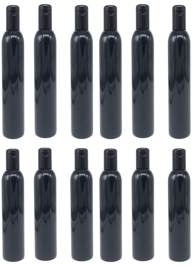 SHREE MAHA Empty Black Plastic Bottles Refillable Travel Size Cosmetic Containers Small Leak Proof Squeeze Bottles with Black Flip Cap for Toiletries,Shampoo, Beauty 100ml (Pack of 100) - Image 1