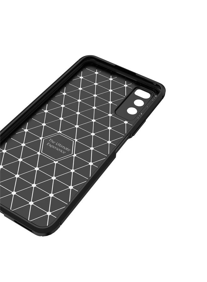 S-TOP Case For Huawei Enjoy Z 5G Carbon Fiber Texture Shockproof TPU Case - Image 3