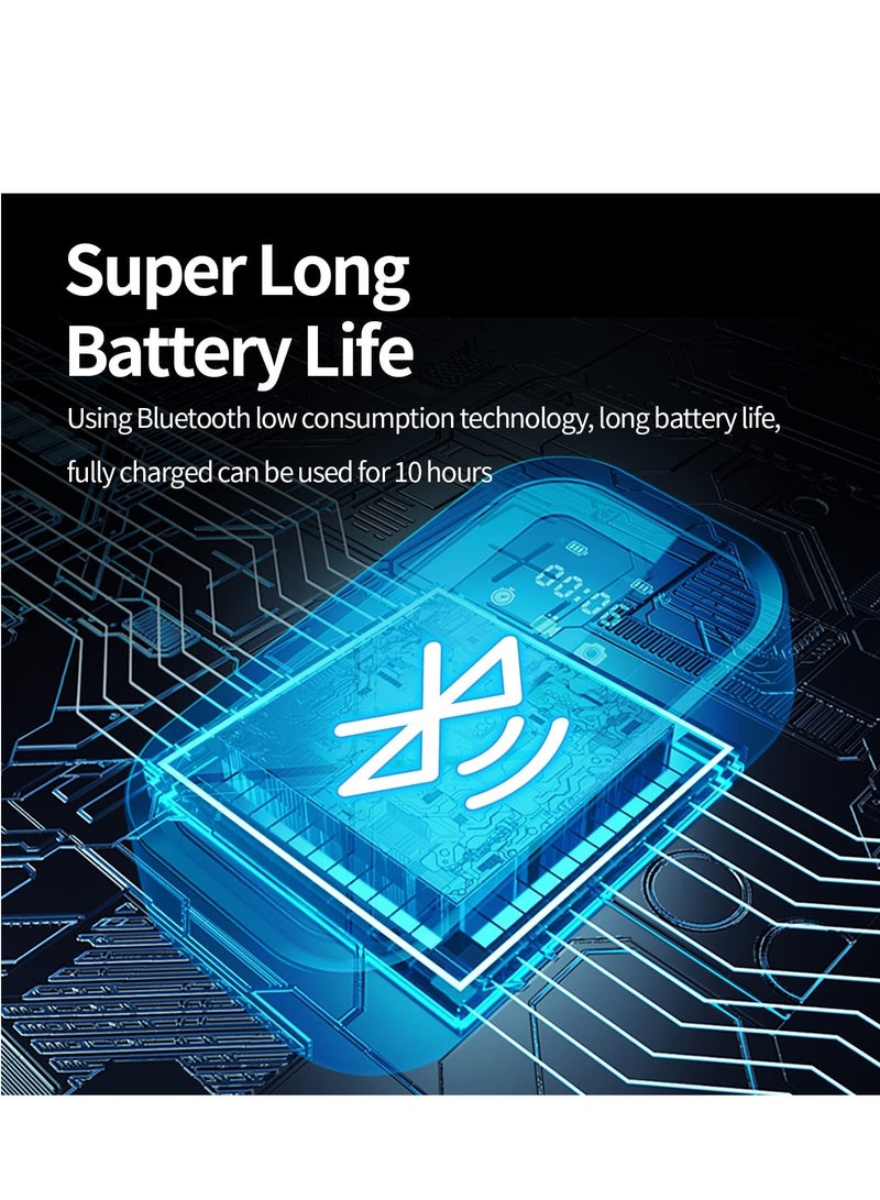 جهاز تحكم عن بعد ذكي لاسلكي لجهاز GoPro Max Mini Hero 12 Hero 11 Hero 10 Hero 9 Hero 8، مع مؤشر LCD وموصل شحن مغناطيسي وحزام يد لمعدات GoPro 11 12 10 9 8، ملحقات للكاميرا (أسود) - Image 3