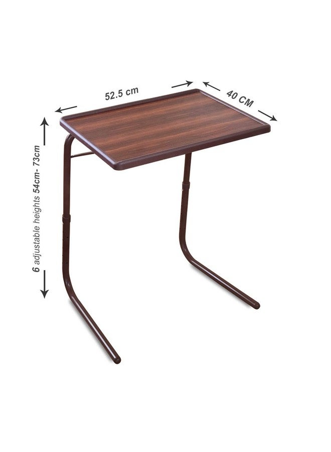 TABLE MAGIC Multipurpose Laptop Table Steel PP 53 * 40 * 73cm 18 in 1 Multi Utility Table 6 Heights Adjustable 3 Angles Adjustable Quick Tool Less Assembly(Alloy Steel) - Image 3