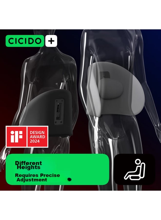 Cicido Lumbar Support For Office And Car, Seat Cushion, Pregnancy Back Support, Long-sitting Pillow, Waist Protection, Gift Idea - Image 3